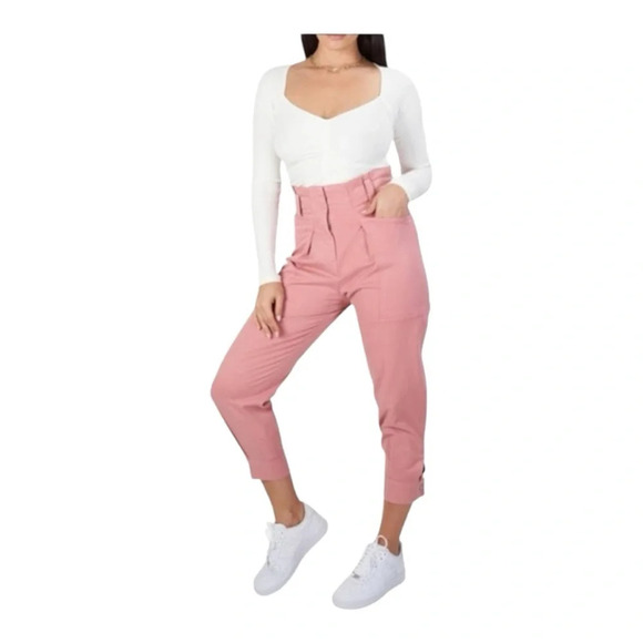 A.L.C. Paperbag Waist Cobolt Pants - Picture 9 of 9